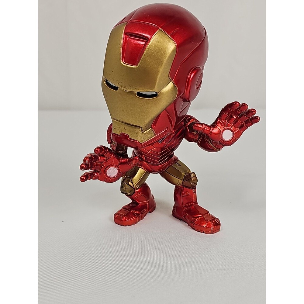 Funko Iron Man Marvel Bobblehead Figure 2010 Metallic Red Gold 6 Inch